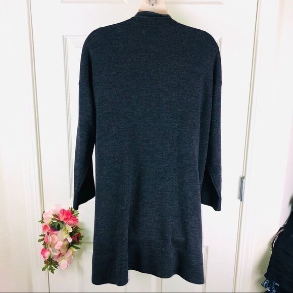 Andrea Jovine wool open front cardigan sweater medium - Picture 5 of 6
